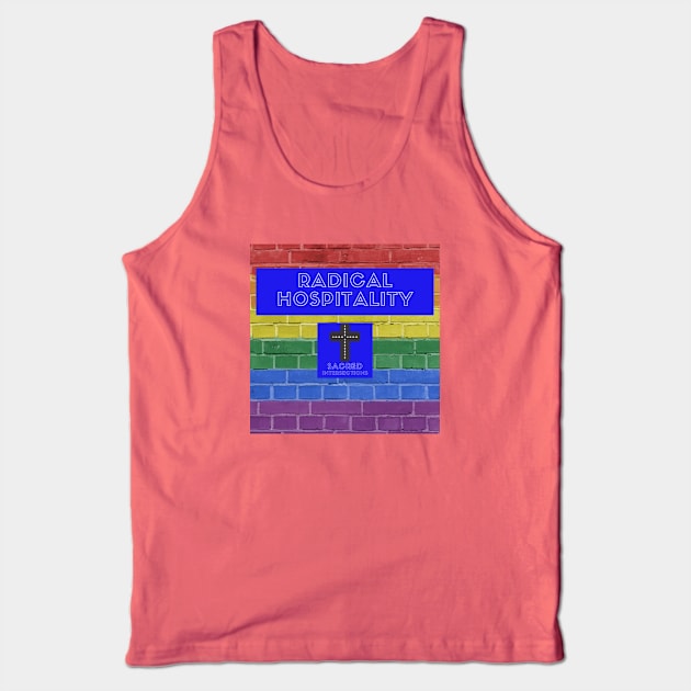 Radical Hospitality Brick Rainbow Tank Top by Sacred Intersections